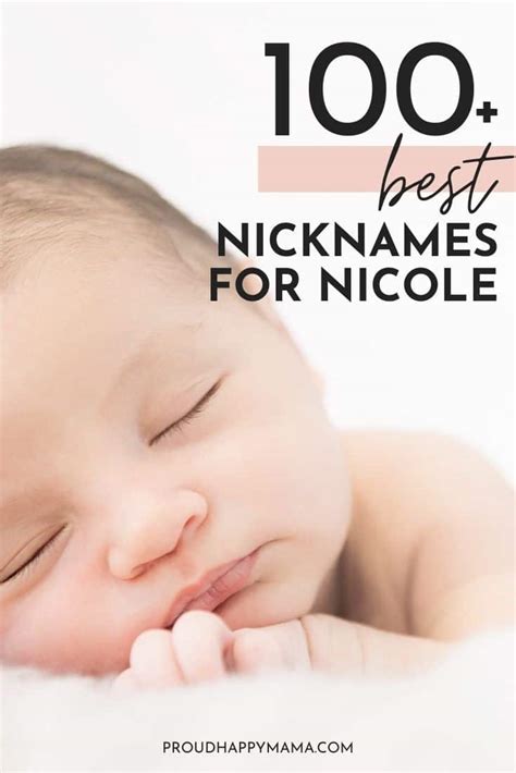 nicole nicknames|Nicknames for Nicole (Traditional, Funny & Cute)